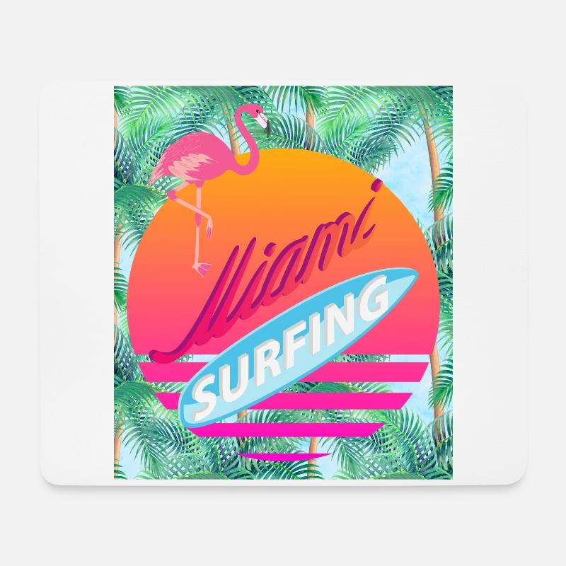 Miami, Florida USA - Mouse Pad (horizontal) - white