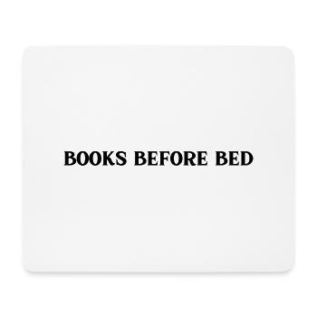 Books Before Bed Funny English Teacher - Mouse Pad (horizontal) - white - Front