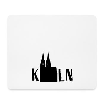Kölner Dom - Mousepad (Querformat) - Weiß - Vorne