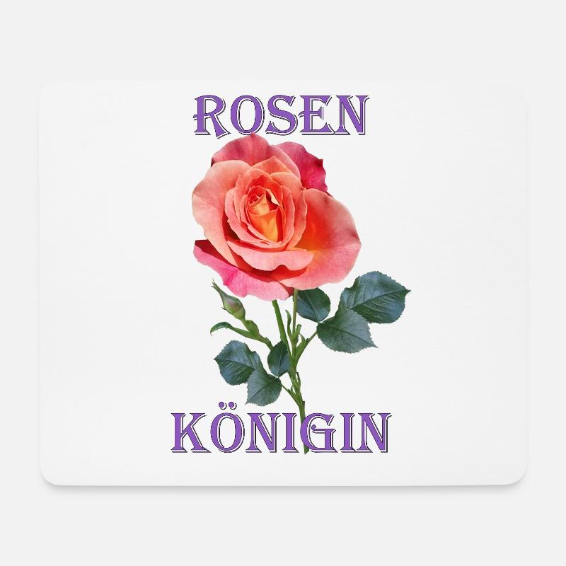 Rose - Mouse Pad (horizontal) - white