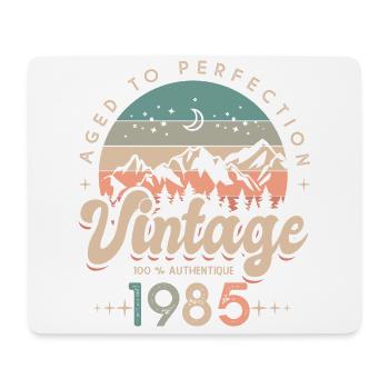 1985 Vintage Birthday Born in 1985 - Mouse Pad (horizontal) - white - Front
