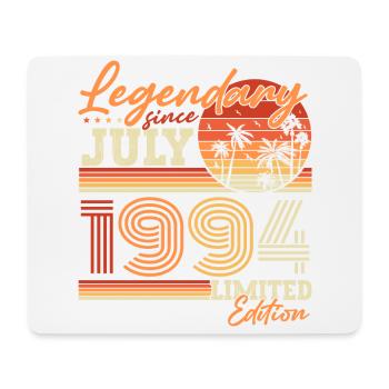 Juli 1994 Jahrgang Geburtstag Vintage Geschenk - Mousepad (Querformat) - Weiß - Vorne