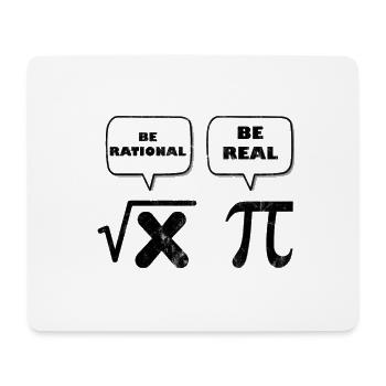 Math nerd - Mouse Pad (horizontal) - white - Front