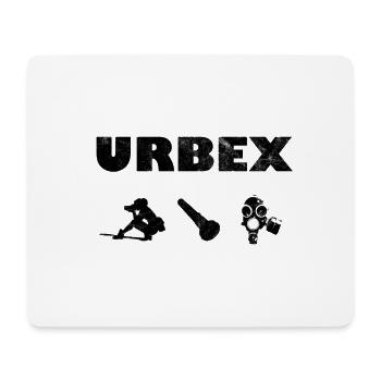 Urbex - Tapis de souris (format paysage) - blanc - Devant