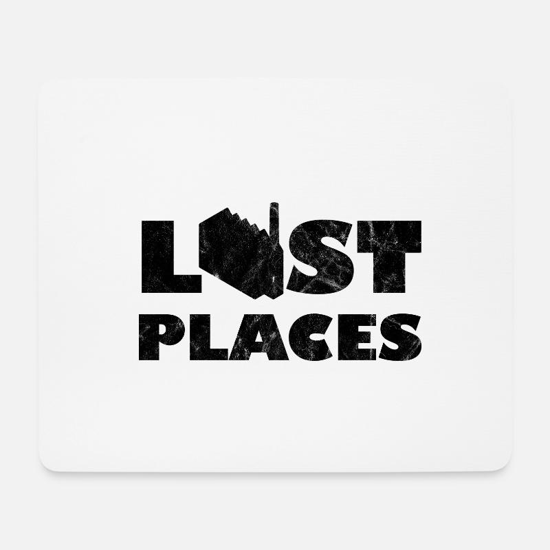 Lost Place Fabrik - Mousepad (Querformat) - Weiß