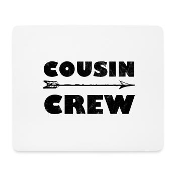 Cousin Crew Fléchette Réunion de famille Au revoir - Tapis de souris (format paysage) - blanc - Devant