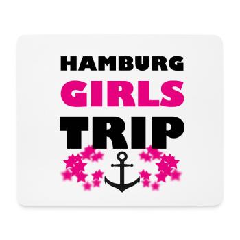 Hamburg girls trip Gruppe Reeperbahn Party feiern - Mousepad (Querformat) - Weiß - Vorne
