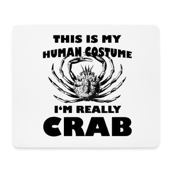 crabe - Tapis de souris (format paysage) - blanc - Devant