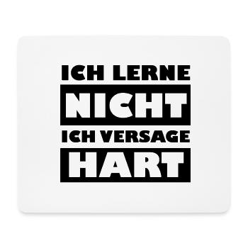 Student Klausur Versagen Hart - Mousepad (Querformat) - Weiß - Vorne