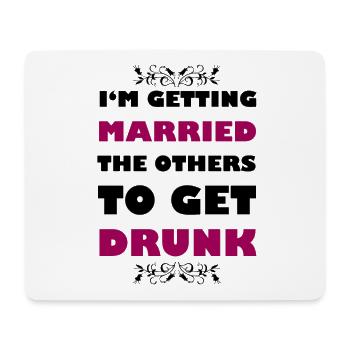 Bachelor - Mouse Pad (horizontal) - white - Front