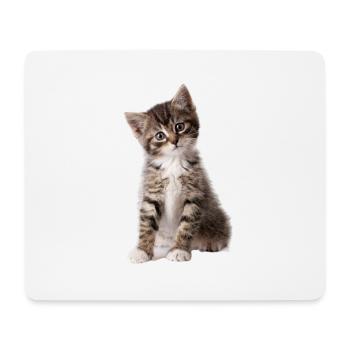 CHATON MIGON - Tapis de souris (format paysage) - blanc - Devant