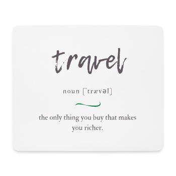 Travel Convoluted Edition - Mouse Pad (horizontal) - white - Front