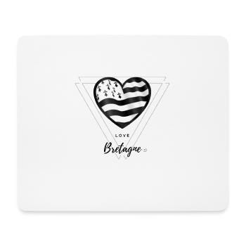 liebe Bretagne - Mousepad (Querformat) - Weiß - Vorne