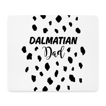 Dalmatian Dad - Dalmatiner Papa Dalmatinerpunkte - Mousepad (Querformat) - Weiß - Vorne