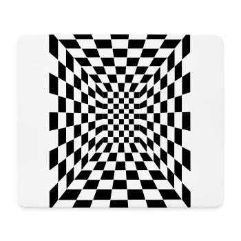 illusion d’optique 17 - Tapis de souris (format paysage) - blanc - Devant