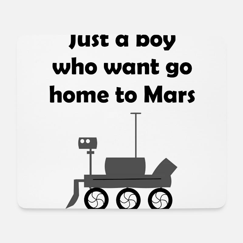 Die Mars Entdecker - Mousepad (Querformat) - Weiß