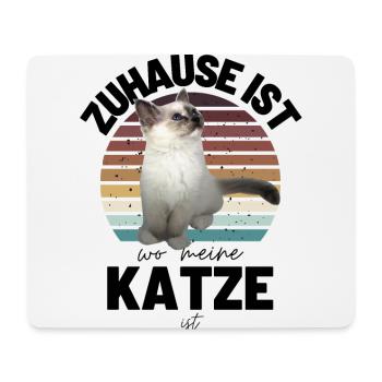 KATZE Katzen Spruch Katze Kätzchen Kitten - Mousepad (Querformat) - Weiß - Vorne