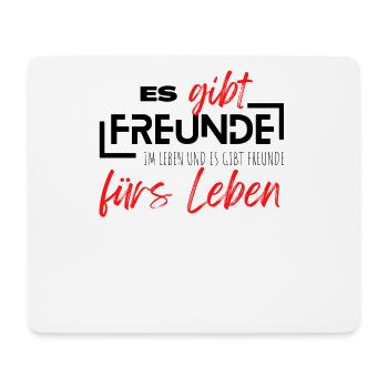 Beste Freunde FREUND Kumpel Kumpels - Mousepad (Querformat) - Weiß - Vorne
