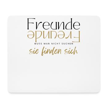 Beste Freunde FREUND Kumpel Kumpels - Mousepad (Querformat) - Weiß - Vorne