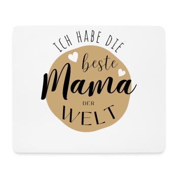 BESTE MAMA - Baby Geschenkidee Muttertag - Mousepad (Querformat) - Weiß - Vorne