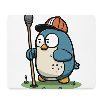 Golf Pro Pinguin - Mousepad (Querformat) - Weiß - Vorne
