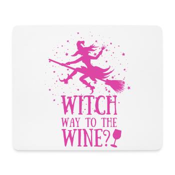 WITCH chemin vers le vin? - Tapis de souris (format paysage) - blanc - Devant