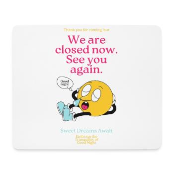 Sweet Dreams Await Explore the Magic of Good Night - Mouse Pad (horizontal) - white - Front