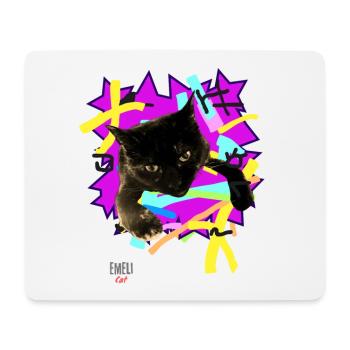 Cat 3Hang by Acryl Galerie & Design - Mousepad (Querformat) - Weiß - Vorne