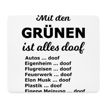Slogans on the elections - Mouse Pad (horizontal) - white - Front