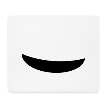 Just smile and grin - Mouse Pad (horizontal) - white - Front