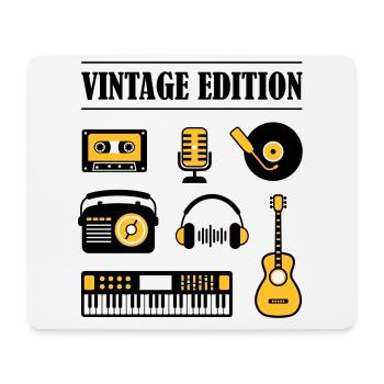 Édition Vintage - Tapis de souris (format paysage) - blanc - Devant