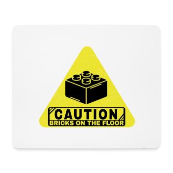 Toy, building block, humor, gift, parents - Mouse Pad (horizontal) - white - Front