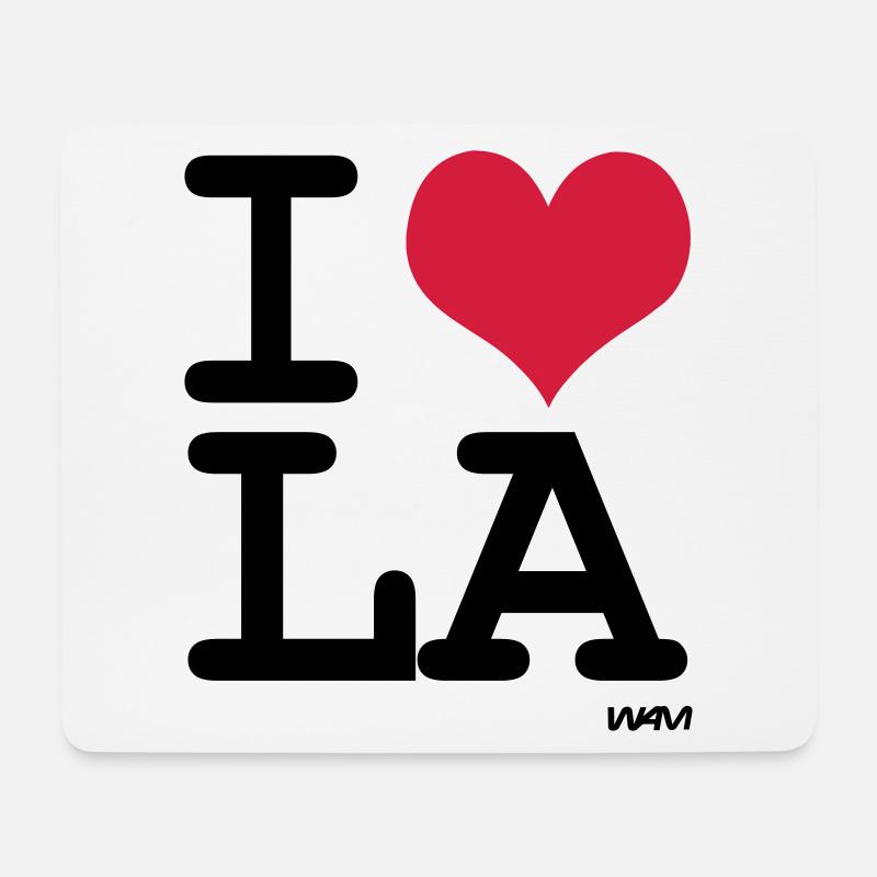 i love la - los angeles by wam - Mousepad (Querformat) - Weiß