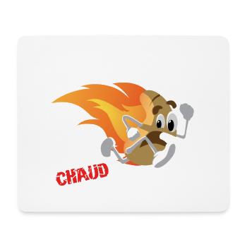 Monsieur Chaud Patate Sprint - Tapis de souris (format paysage) - blanc - Devant