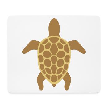sea turtle - Mouse Pad (horizontal) - white - Front