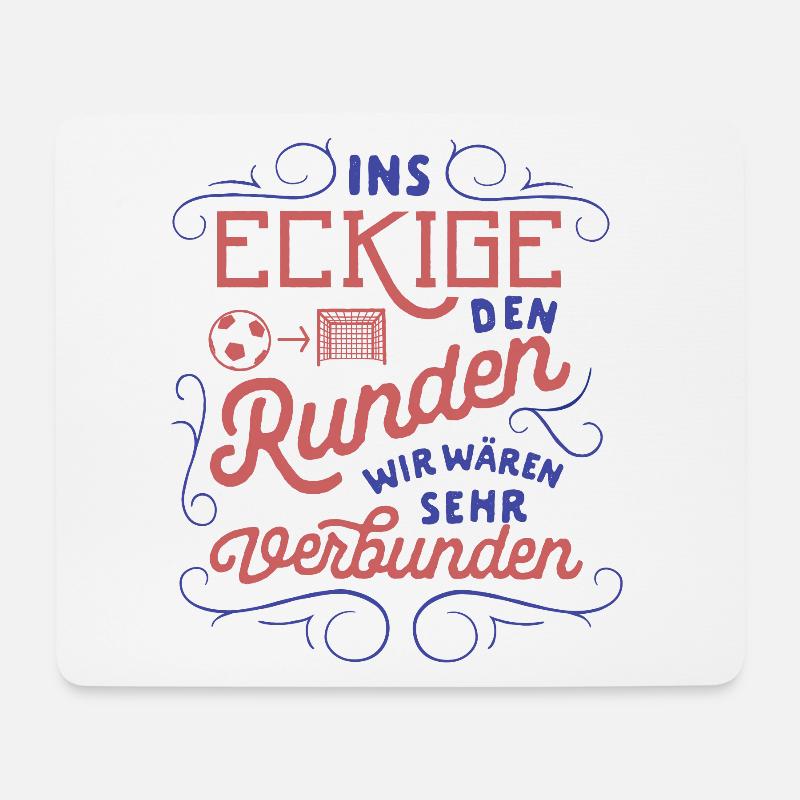 Round the corners - Mouse Pad (horizontal) - white
