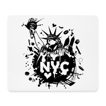 NEW YORK - Mousepad (Querformat) - Weiß - Vorne