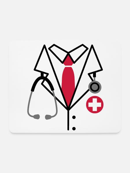 Doctor, Doctor Costume - Mouse Pad (horizontal) - white
