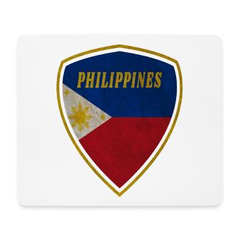 Philippinen Wappen Vintage Geschenk Flagge Manila - Mousepad (Querformat) - Weiß - Vorne