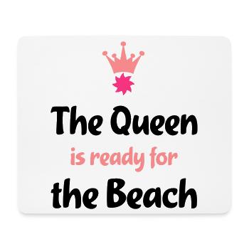 beach - Mouse Pad (horizontal) - white - Front