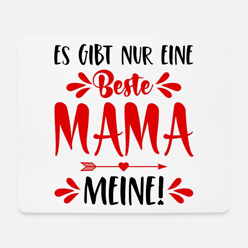 Es gibt nur eine beste Mama Meine! Muttertag - Mousepad (Querformat) - Weiß