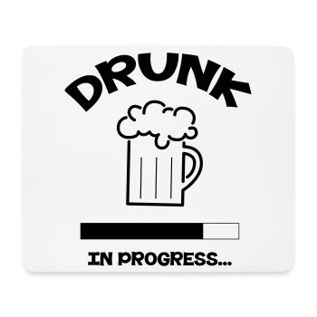 Drunk in progress... - Tapis de souris (format paysage) - blanc - Devant
