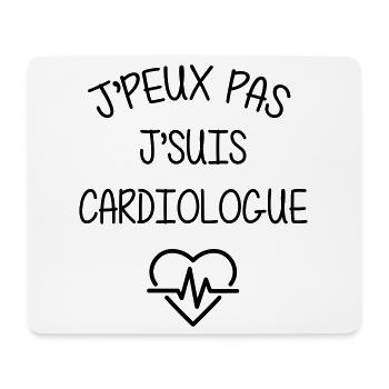 Cardiologist Kardiologe Cardiologue Doctor - Mouse Pad (horizontal) - white - Front