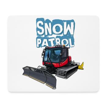 Snowcat Bully - Mouse Pad (horizontal) - white - Front