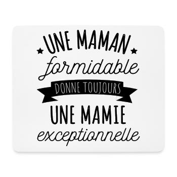 T shirt maman humour future mamie cadeau - Tapis de souris (format paysage) - blanc - Devant