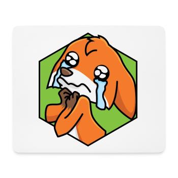 Trauriger kleiner Fuchs - Mousepad (Querformat) - Weiß - Vorne