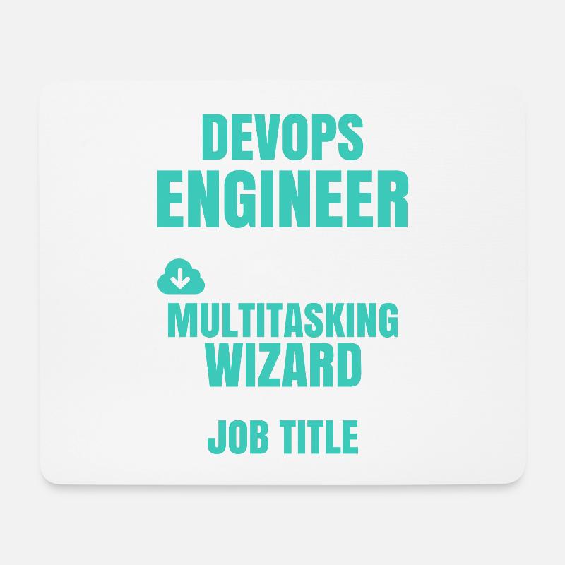 DevOps Engineer Multitasking-Assistent - Mousepad (Querformat) - Weiß