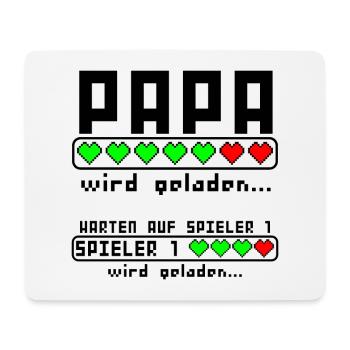 Werdender Vater Papa für Frischgebackene Väter - Mousepad (Querformat) - Weiß - Vorne