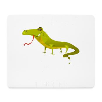 I have several reptile diseases lizard gec - Mouse Pad (horizontal) - white - Front