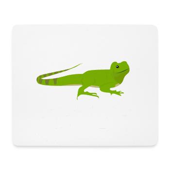 Vous avez un chien? C’est mignon j’emménage - Tapis de souris (format paysage) - blanc - Devant